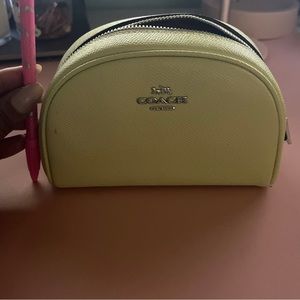 Coach makeup bag